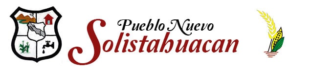 Escudo y nombre de Pueblo Nuevo Solistahuacán